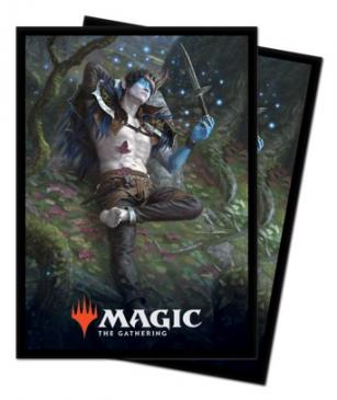 Ultra Pro Standard Size MTG Throne of Eldraine Sleeves - Oko, Thief of Crowns - 100ct